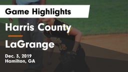 Harris County  vs LaGrange  Game Highlights - Dec. 3, 2019