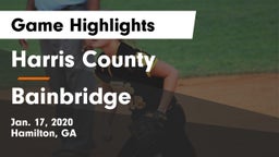 Harris County  vs Bainbridge  Game Highlights - Jan. 17, 2020
