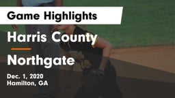 Harris County  vs Northgate  Game Highlights - Dec. 1, 2020