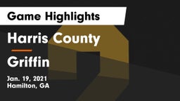 Harris County  vs Griffin  Game Highlights - Jan. 19, 2021