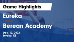 Eureka  vs Berean Academy  Game Highlights - Dec. 10, 2022