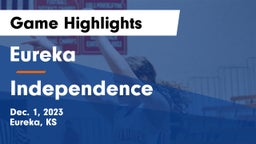 Eureka  vs Independence  Game Highlights - Dec. 1, 2023