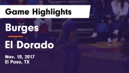 Burges  vs El Dorado  Game Highlights - Nov. 10, 2017