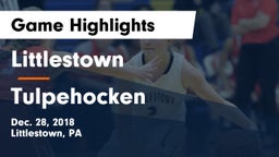 Littlestown  vs Tulpehocken  Game Highlights - Dec. 28, 2018