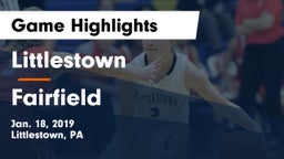 Littlestown  vs Fairfield  Game Highlights - Jan. 18, 2019