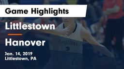 Littlestown  vs Hanover  Game Highlights - Jan. 14, 2019