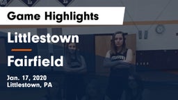 Littlestown  vs Fairfield  Game Highlights - Jan. 17, 2020