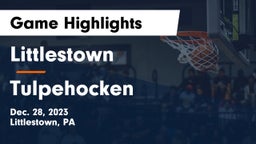 Littlestown  vs Tulpehocken  Game Highlights - Dec. 28, 2023