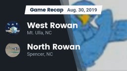 Recap: West Rowan  vs. North Rowan  2019