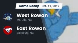 Recap: West Rowan  vs. East Rowan  2019
