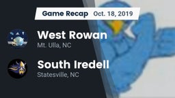 Recap: West Rowan  vs. South Iredell  2019