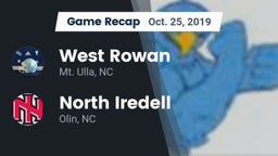 Recap: West Rowan  vs. North Iredell  2019