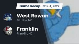 Recap: West Rowan  vs. Franklin  2022