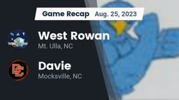 Recap: West Rowan  vs. Davie  2023