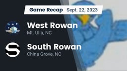 Recap: West Rowan  vs. South Rowan  2023