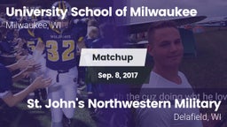 Matchup: University School vs. St. John's Northwestern Military  2017