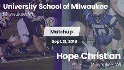 Matchup: University School vs. Hope Christian  2018