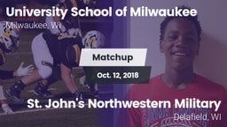 Matchup: University School vs. St. John's Northwestern Military  2018