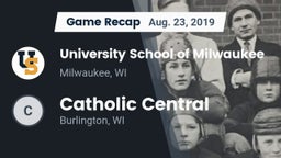 Recap: University School of Milwaukee vs. Catholic Central  2019