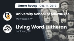 Recap: University School of Milwaukee vs. Living Word Lutheran  2019