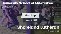 Matchup: University School vs. Shoreland Lutheran  2020