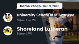 Recap: University School of Milwaukee vs. Shoreland Lutheran  2020