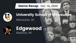 Recap: University School of Milwaukee vs. Edgewood  2020