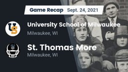 Recap: University School of Milwaukee vs. St. Thomas More  2021