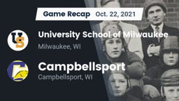 Recap: University School of Milwaukee vs. Campbellsport  2021
