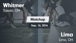 Matchup: Whitmer  vs. Lima  2016