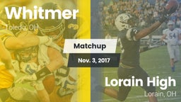 Matchup: Whitmer  vs. Lorain High 2017