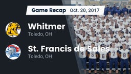 Recap: Whitmer  vs. St. Francis de Sales  2017