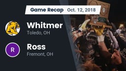 Recap: Whitmer  vs. Ross  2018