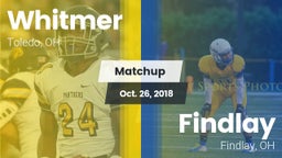 Matchup: Whitmer  vs. Findlay  2018