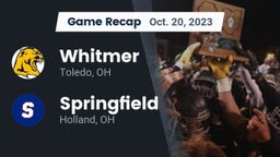 Recap: Whitmer  vs. Springfield  2023