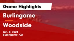 Burlingame  vs Woodside  Game Highlights - Jan. 8, 2020