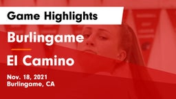 Burlingame  vs El Camino  Game Highlights - Nov. 18, 2021