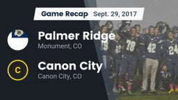 Recap: Palmer Ridge  vs. Canon City  2017