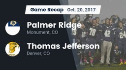 Recap: Palmer Ridge  vs. Thomas Jefferson  2017