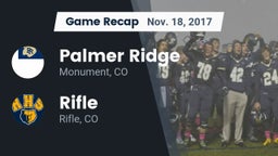 Recap: Palmer Ridge  vs. Rifle  2017