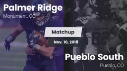 Matchup: Palmer Ridge High vs. Pueblo South  2018