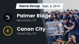 Recap: Palmer Ridge  vs. Canon City  2019