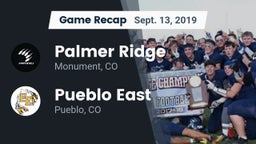 Recap: Palmer Ridge  vs. Pueblo East  2019