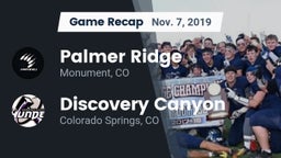 Recap: Palmer Ridge  vs. Discovery Canyon  2019