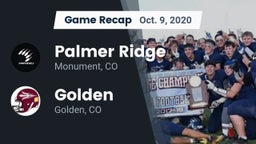 Recap: Palmer Ridge  vs. Golden  2020