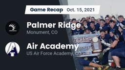 Recap: Palmer Ridge  vs. Air Academy  2021
