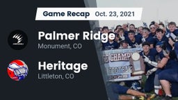 Recap: Palmer Ridge  vs. Heritage  2021