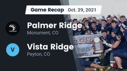 Recap: Palmer Ridge  vs. Vista Ridge  2021