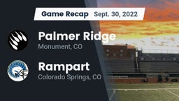 Recap: Palmer Ridge  vs. Rampart  2022
