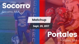 Matchup: Socorro  vs. Portales  2017